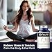 Zenium - Relieve Stress, Tension, Worry, Nervousness, & Irritability | Calm The Mind & Body | Ayurvedic | Natural Relief Supplement | Boosts Mood | Ashwagandha, L-Theanine, GABA, Rhodiola |60 Capsules