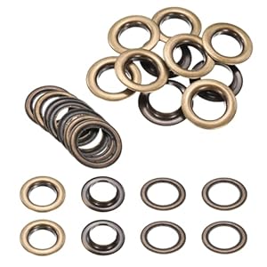 Quarkzman 10er Set Messing Ösen Kit