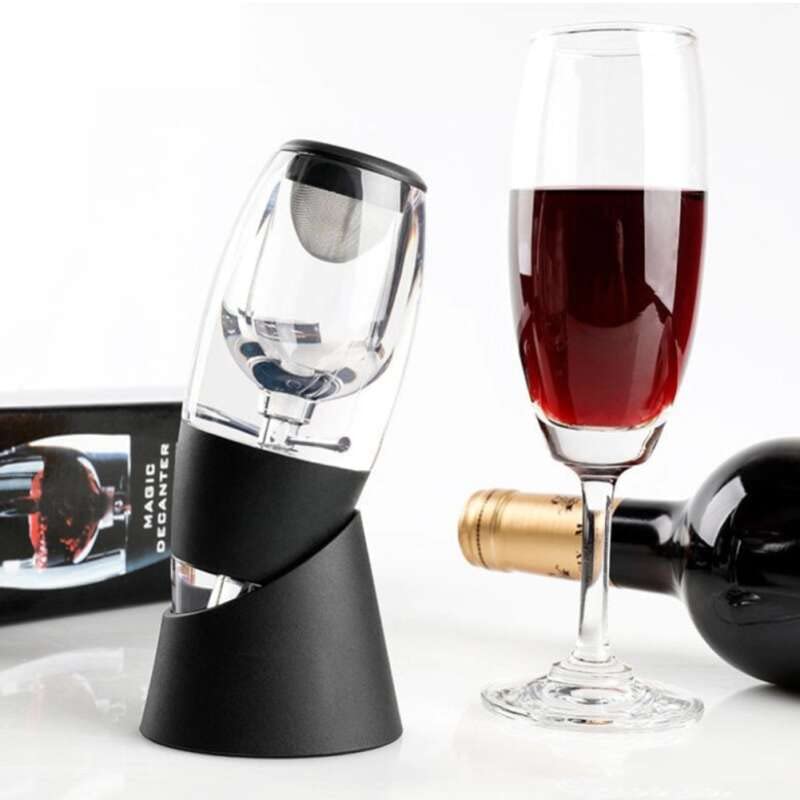 Aerador Decantador Magic Luxo Vinho Torre Suporte Decanter : Amazon.com.br: Cozinha