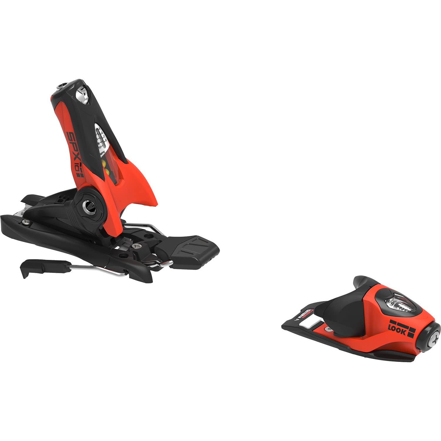 LOOKSPX 10 GW Kids Ski Bindings Hot Red 73mm