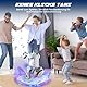 SIMREX Roboter Hund Spielzeug für Kinder, Interaktiver intelligenter Roboterhund mit Berührungssensor, Bluetooth-Fernbedienung, Tanz-Tricks, LED-Augen, Geburtstagsgeschenk für Jungen und Mädchen, Grau