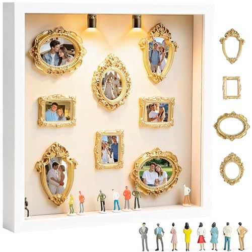 DIY Mini Museum Silhouette Box, Personalized Photo Family Memory Display