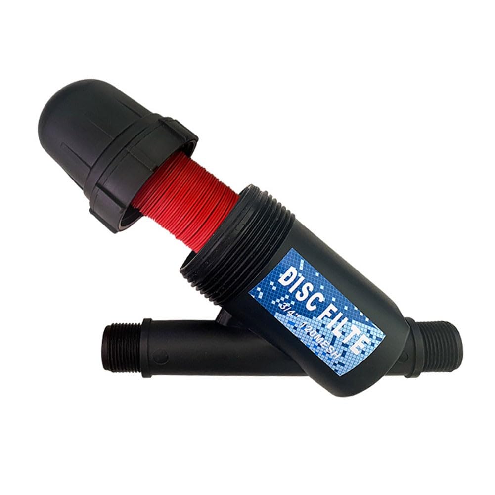 Filtro dell'acqua piovana per irrigazione da giardino, efficiente sistema di rimozione dei detriti, per kit di plastica, installazione, per nero