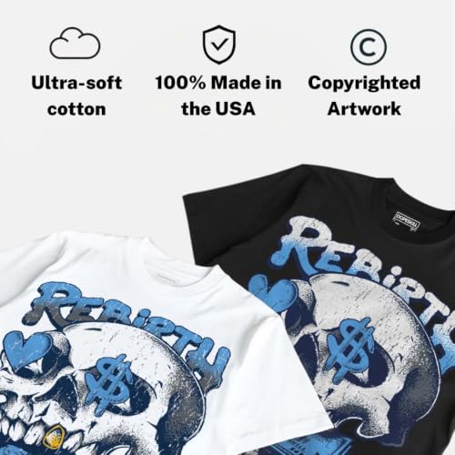 Image of DopeSkill Halloween Graphic Tee Streetwear Hip Hop Hypebeast Unisex T-Shirt Sneaker Colour Matching Shirts Spooky Graphic