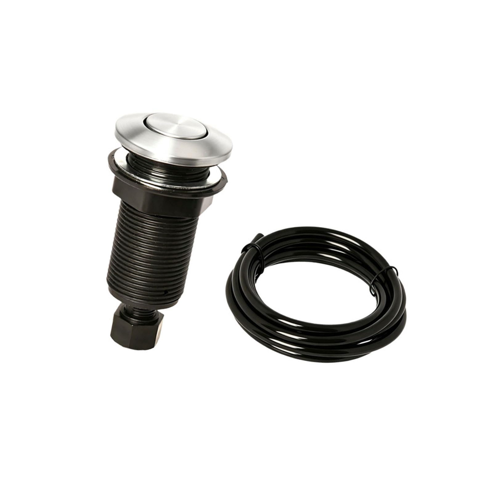 alloneslife Food Waste Disposer Switches Automatic Button with Pneumatic Hose Waste Garbage Disposal Parts Accessories Garbage Disposal Part