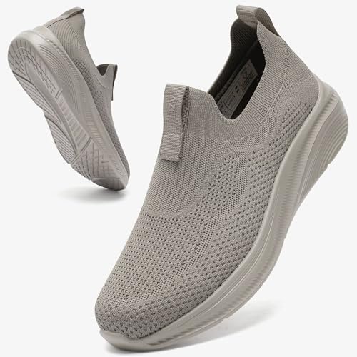 Image of ITAZERO Men's Wide Toe Box Wide Width Hands-Free Slip-On Shoes, Walking Sneakers with Arch Support for Plantar Fasciitis, Diabetic Swollen Feet