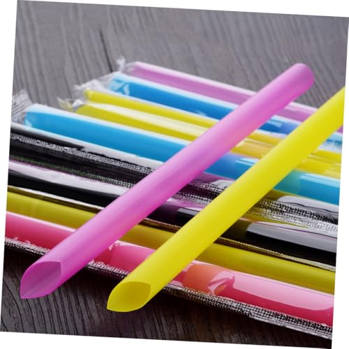 Pitillos desechables coloridos Beaupretty 200 pcs miniatura 3