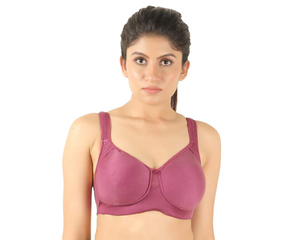 Buy Trylo Minimizer Double Layered Soft Full Cup 4 Hook Bra for Heay