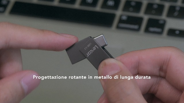 Lexar Pen Drive 64GB USB 3.2 E USB-C - Velocità Lettura 100MB/s, OTG - Foto 2