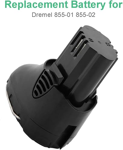 Miniatura 3 de Shentec Batería de 10.8V 3.0Ah compatible con Dremel 855-02 855-01, compatible con Dremel 8000-01 8001-01 8001-02 herramienta inalámbrica (cargador