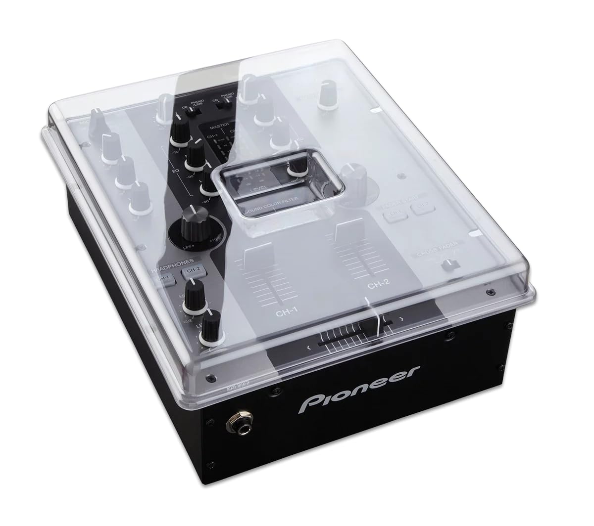 Decksaver Cover for Pioneer DJ DJM-250 - Super-Durable Polycarbonate Protective lid in Smoked Clear Colour, Made in The UK - The DJs' Choice for Unbeatable Protection