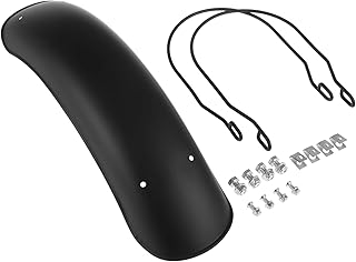 対応 ユニバーサル鉄製オートバイ前輪マッドガード 泥除け防止装置 簡単取付 耐久性と保護機能付き バイク用フロントフェンダー