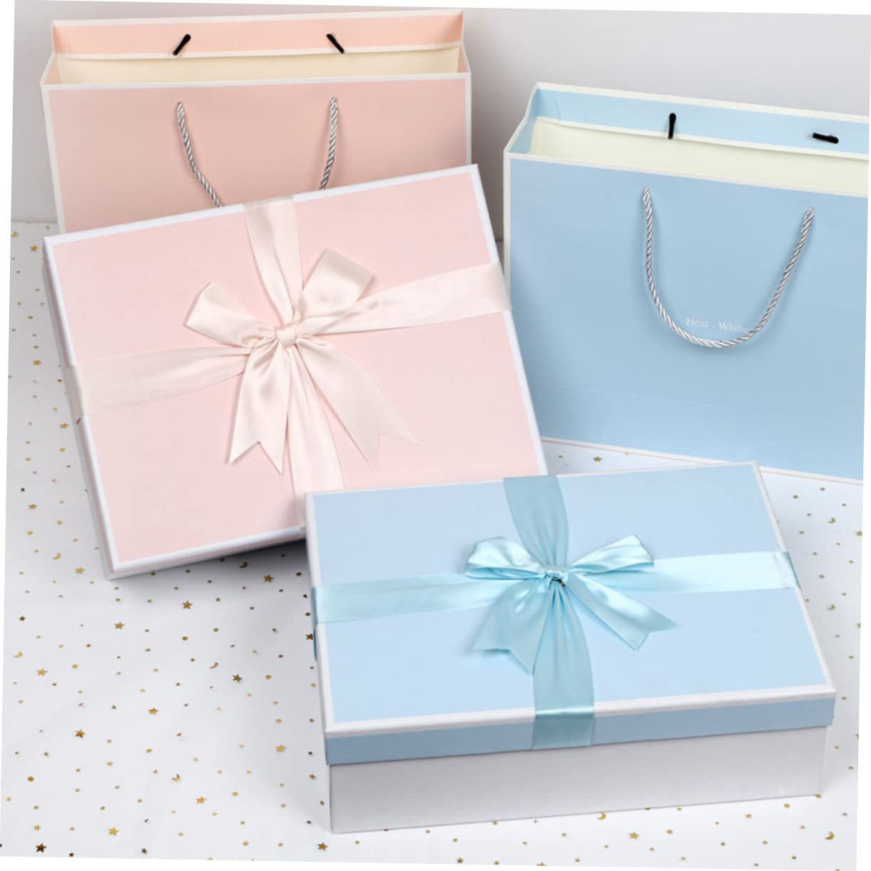 Scatola Natalizia Fiocco Delicato E Nastro Confezione Natalizia Per Feste Ragazzo Ragazza E Feste Di Natale
