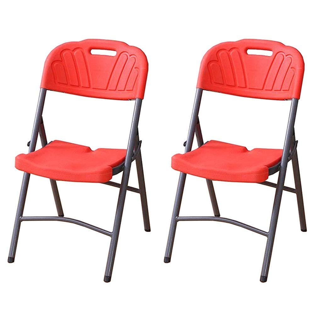 Silla plegable ligera de metal para solucionar la falta de espacio en comedores pequeños