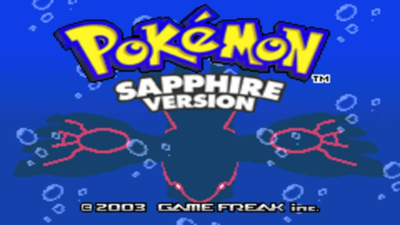 Pokemon version Saphir FRA Game Boy Advance GBA AUTHENTIQUE 🔋 PILE NEUVE
