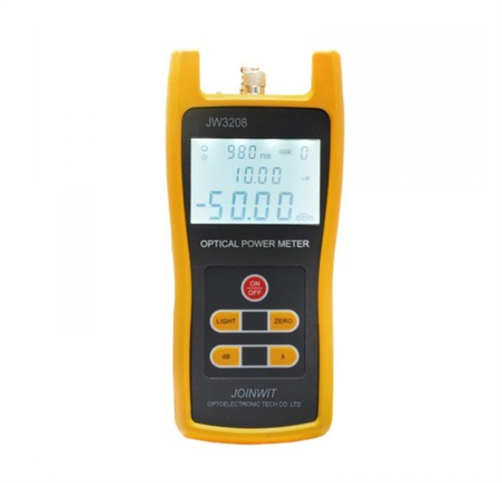 Medidor óptico de fibra JW3208C multifuncional con conectores FC, SC y ST