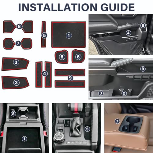 Insertos para portavasos Toyota 4Runner 2025-2026 (14 pzas) miniatura 6