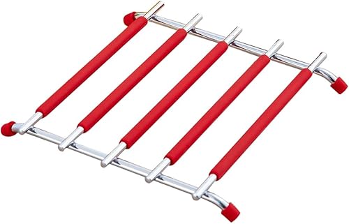 Alfombrilla de silicona con marco de acero inoxidable, resistente al calor, antideslizante, protege encimeras y mesas de comedor para platos