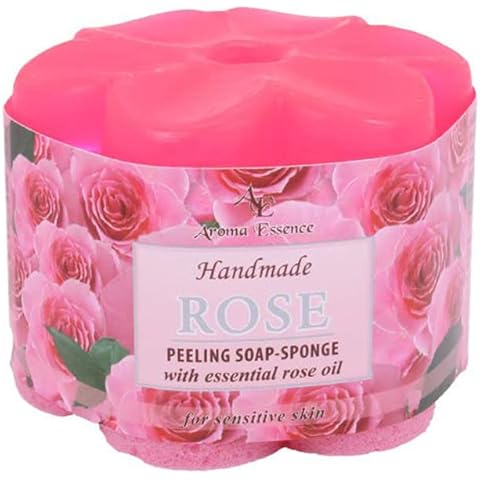 ROSE 2 Stk Naturkosmetic Peeling-Seifenschwamm, Gesichtsseife Und Körperseife, Männer Und Frauen Feuchtigkeitsspendende Reinigungskörperseife Aromatherapie Antioxidans Cover