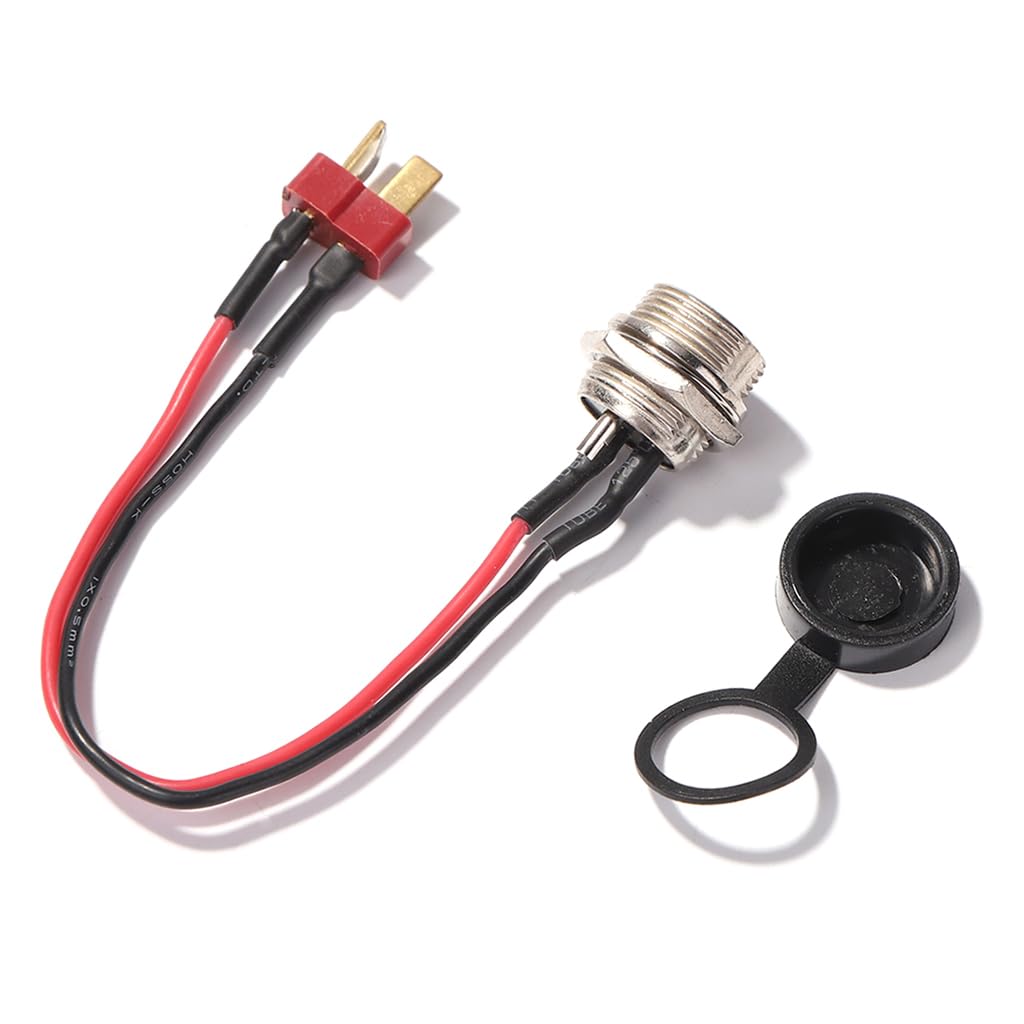 Ldabrye 10 Inch Electric Scooter Part Port Power Charging Cable Plug for Replacement Accessories