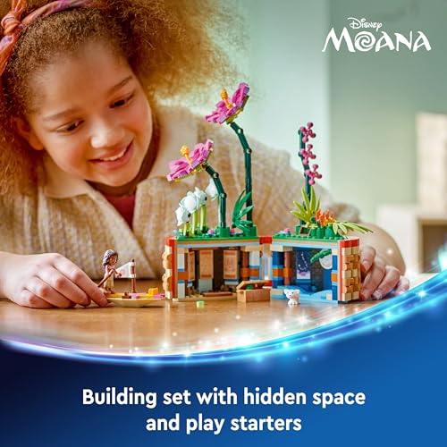 Image of LEGO ǀ Disney Moana's Flowerpot Buildable Flower Toy 43252 Building Blocks Toys for 9+ Gift for Boys and Girls