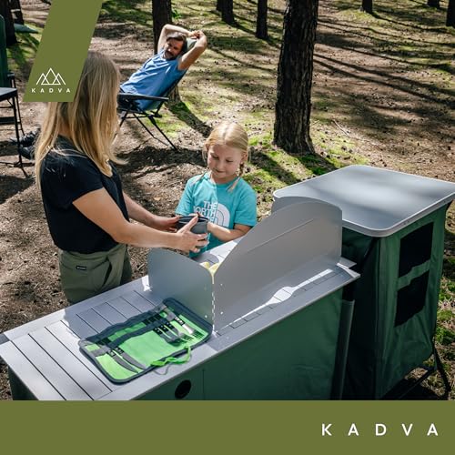 KADVA Nego CampShelf armoire de camping 50x60x98 cm à étagères