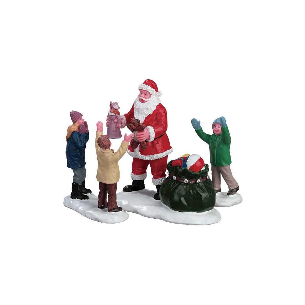 Amazon.com: Lemax It's Santa!, Set of 3#52318 : Home & Kitchen