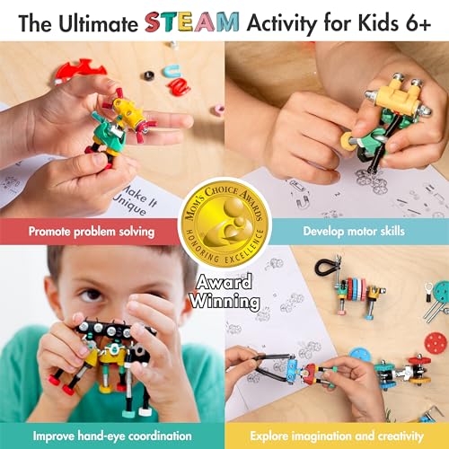 Image of The Off Bits Educational STEM Toys for 6+: Robot Toy Building Sets, 3-in-1 Engineering Kit for Boys and Girls, Build Your Own STEM Building Toys with Endless Possibilities (Jumbo Kit)