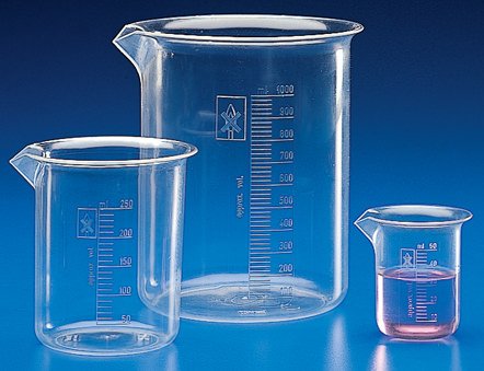 Globe Scientific 601330-1 Polymethylpentene Griffin Style Low Form Beaker, Molded Graduations, 3000mL Capacity