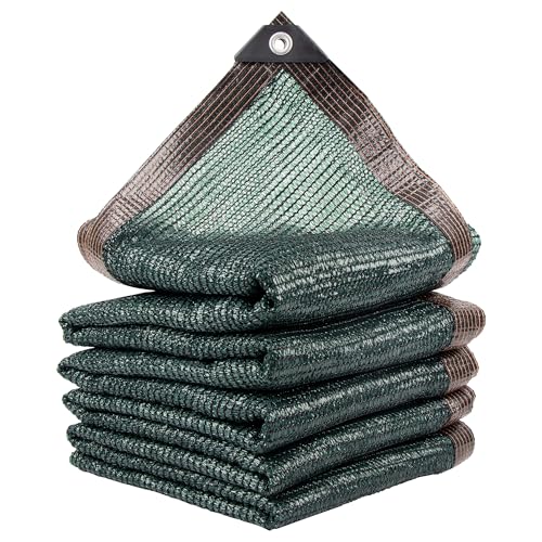 Xlimin 70% 20 X 30 FT Green Shade Cloth, Outdoor Woven Sun Shade with Grommets, Durable Breathable...
