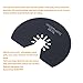 15 Metal Wood Plastic Oscillating Multitool Quick Release Saw Blades