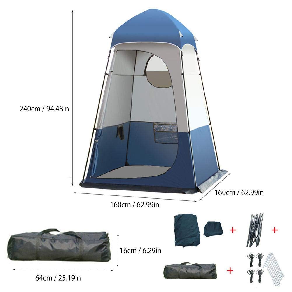 Outdoor Privatsphäre Zelt Dusche Umkleidezelt, Pop-Up-Zelt, Camping-Duschzelt, Umkleidezelt, Dusch-Sichtschutzzelt, ideal als Umkleide- und Badezimmer im Freien