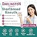 Darlington Shortbread Cookies Individually Wrapped Classic Soft Butter Cookies, 20 pk, 1 oz Single Serve Packs for Gifting, Lunchboxes & On-the-Go Snacks. Portion Controlled Short Bread Tea Biscuits
