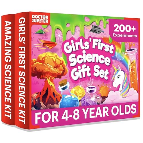 Doctor Jupiter Girls First Science Gift Set for Ages 4+ | Set of Girls' First Science Kit & Amazing Science Kit |Birthday Gift Ideas for 4-5-6-7-8 Year Olds |STEM Learning & Education Toys