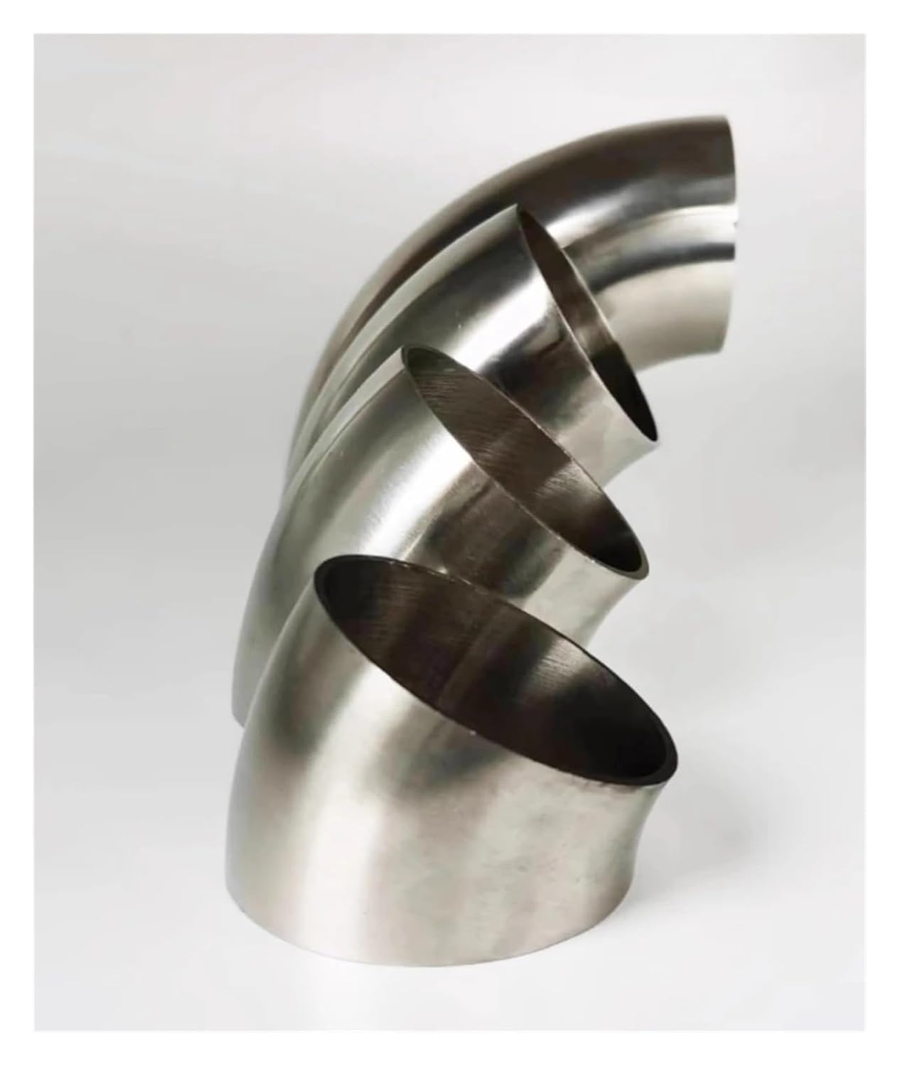 19/25/32/38/45/51/57/63/76/89/102/108Mm 304 Stainless Steel Weld 30/45/60/90 Degree Elbow Pipe Fitting(One Size,51mm x 1.5mm) Fittings