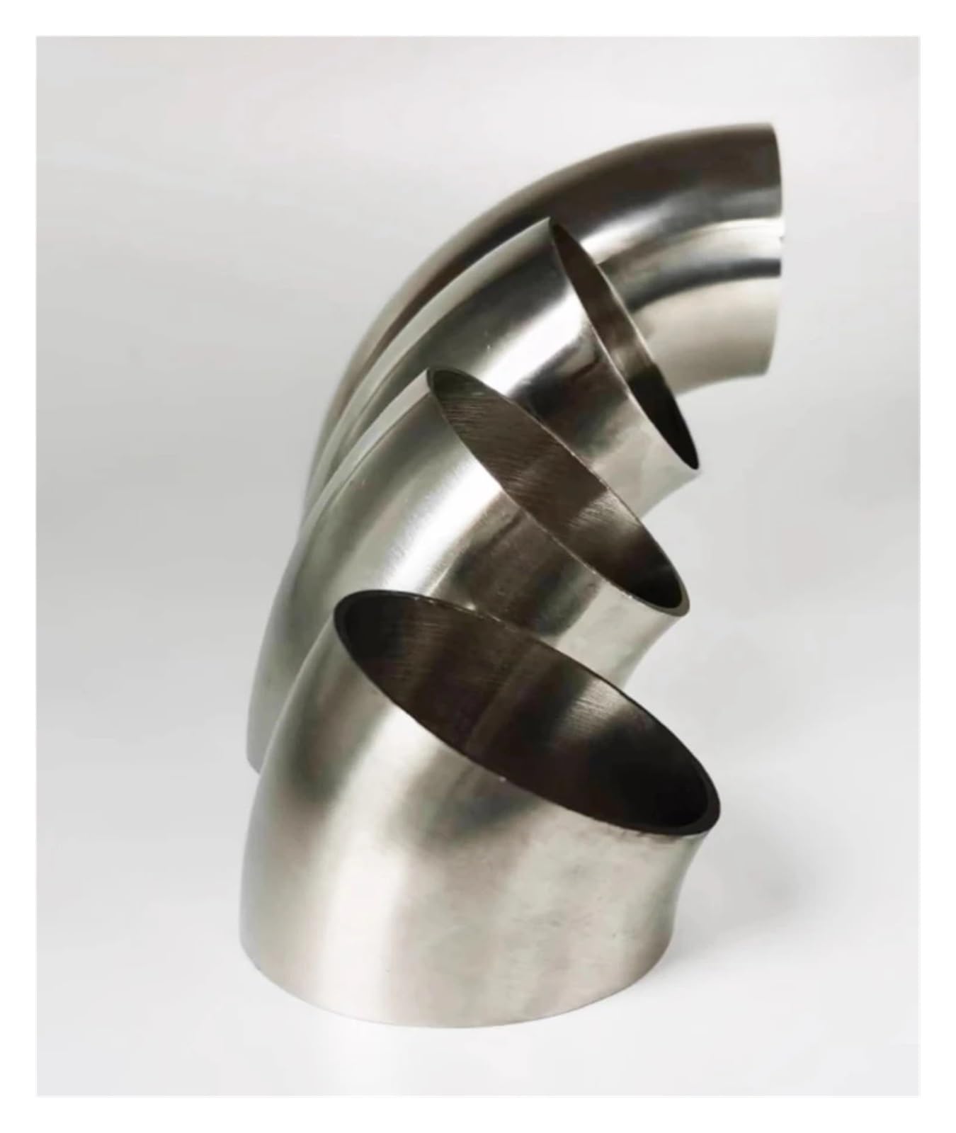 Codo de acero 304 para canalización y desvíos de tubería industrial de 63mm