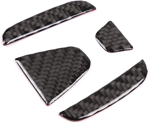 Miniatura 4 de Compatible con cubierta de inserto de maletero trasero, fibra de carbono real, emblema para puerta trasera, calcomanía decorativa para Honda CRV