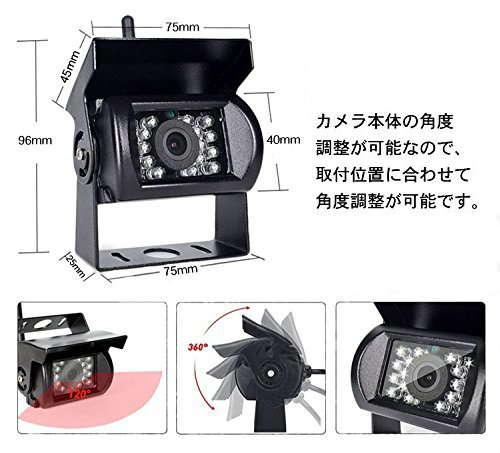 Amazon | 7インチモニター＋ワイヤレスバックカメラ2台セット
