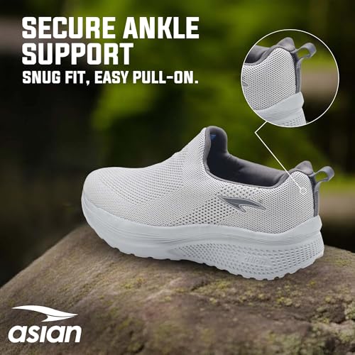 Image of ASIAN Wonderwalk-12 Walking Shoes for Men | Ultra Lightweight & Breathable Shoe| Full EVA Sole, Soft Memory Foam Insole, Easy Slip-On Comfort | Inspired by MS Dhoni Everyday Walking Style