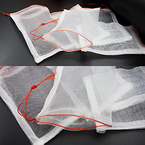 50 stuks fruitbeschermingszakken, beschermzakken, plantenvruchten, groenten en fruit, netzakken, tuin, nettas, insecten… - Image 8