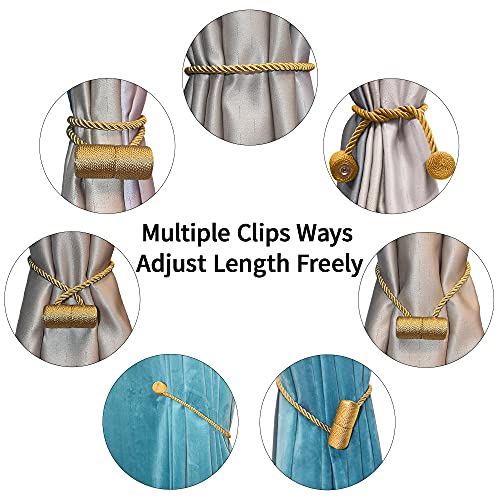 Xderlin Magnetic Curtain Tiebacks Drapery Window Treament Holdbacks Vs Strong Magnet Modern 16 Inch Modern Outdoor Elegant #TOP3