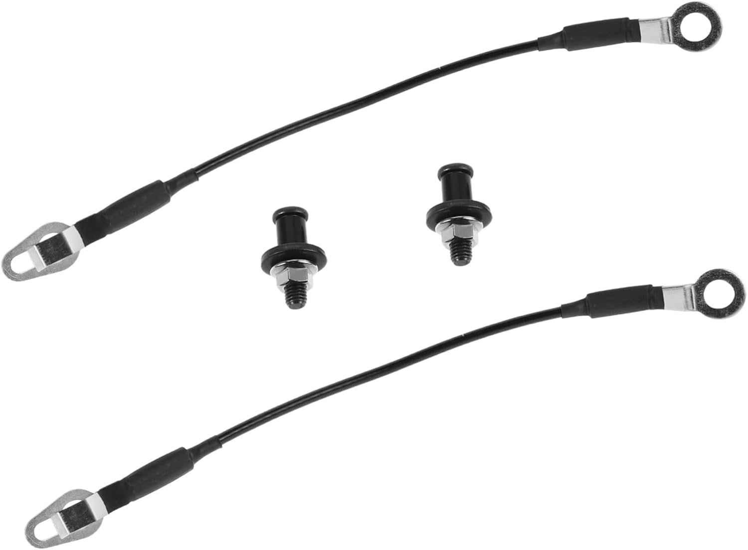 PRETYZOOM 1set Heavy Duty Tailgate Support Cable Kit for Trucks Liftgate Replacement Cables Bolts for Secure Tailgate and Easy Installation