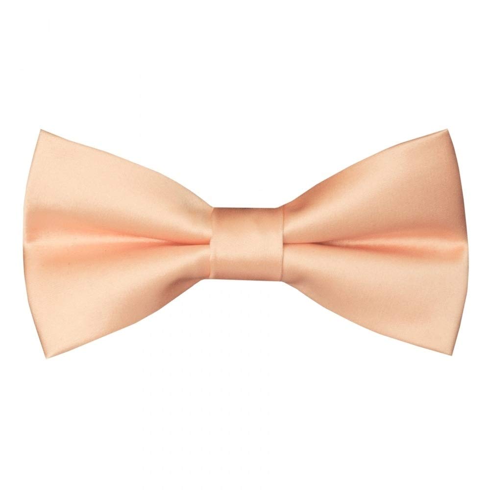 Ties R Us Boys Peach Pre Tied Light Bow Tie Age 18 Months-3 Years