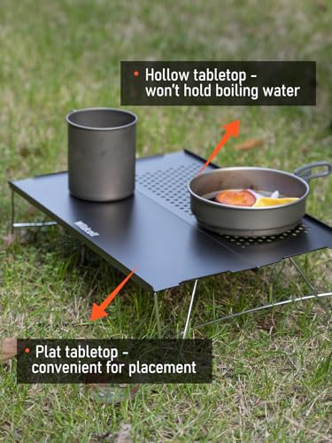WildCall Mesa Ultraligera Plegable para Camping y Mochilero miniatura 6