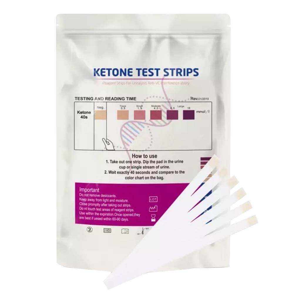 Buy 300pcs/bag Accurate URS1K Professional Analysis Ketone Test Strips