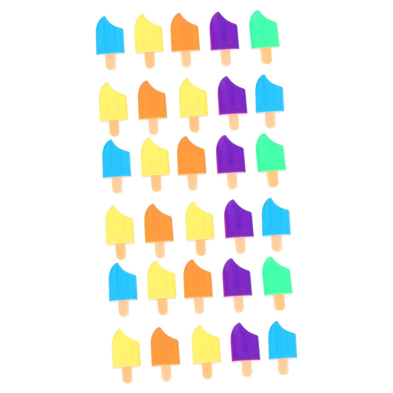 Tofficu 30pezzi Evidenziatori Forma Di Ghiacciolo Penne Colorate Per Scuola Ufficio e Feste Scrittura Odore Per Note e Studio