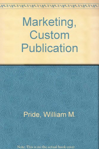 Marketing, Custom Publication 0618272542 Book Cover