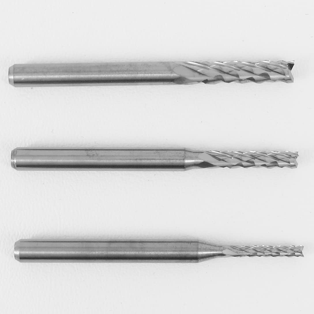 Grout Removal Tool Tile Cutting Bit Variety Set 1/8-Inch, 3/32-Inch, 1/16-Inch