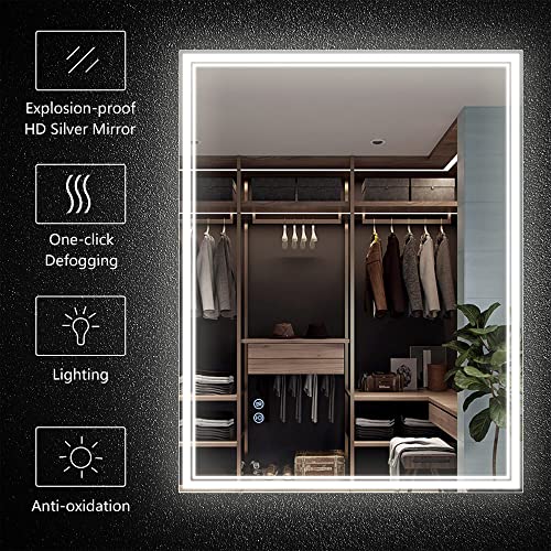 LVSOMT-Bathroom-Mirror-with-Lights-28-x-36-Inch-LED-Vanity-Mirror-Wall-Mounted-Smart-Mirror-Bathroom-with-3-Colors-Dimming-Light