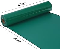 Vista 45 de TUMIYA HTV Heat Transfer Vinyl Rolls - 12" x 30 Ft HTV Vinyl, Black Iron on Vinyl DIY Design for T-Shirt (Black)